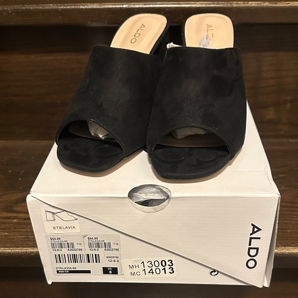 Aldo Black Women's Mules (W8)